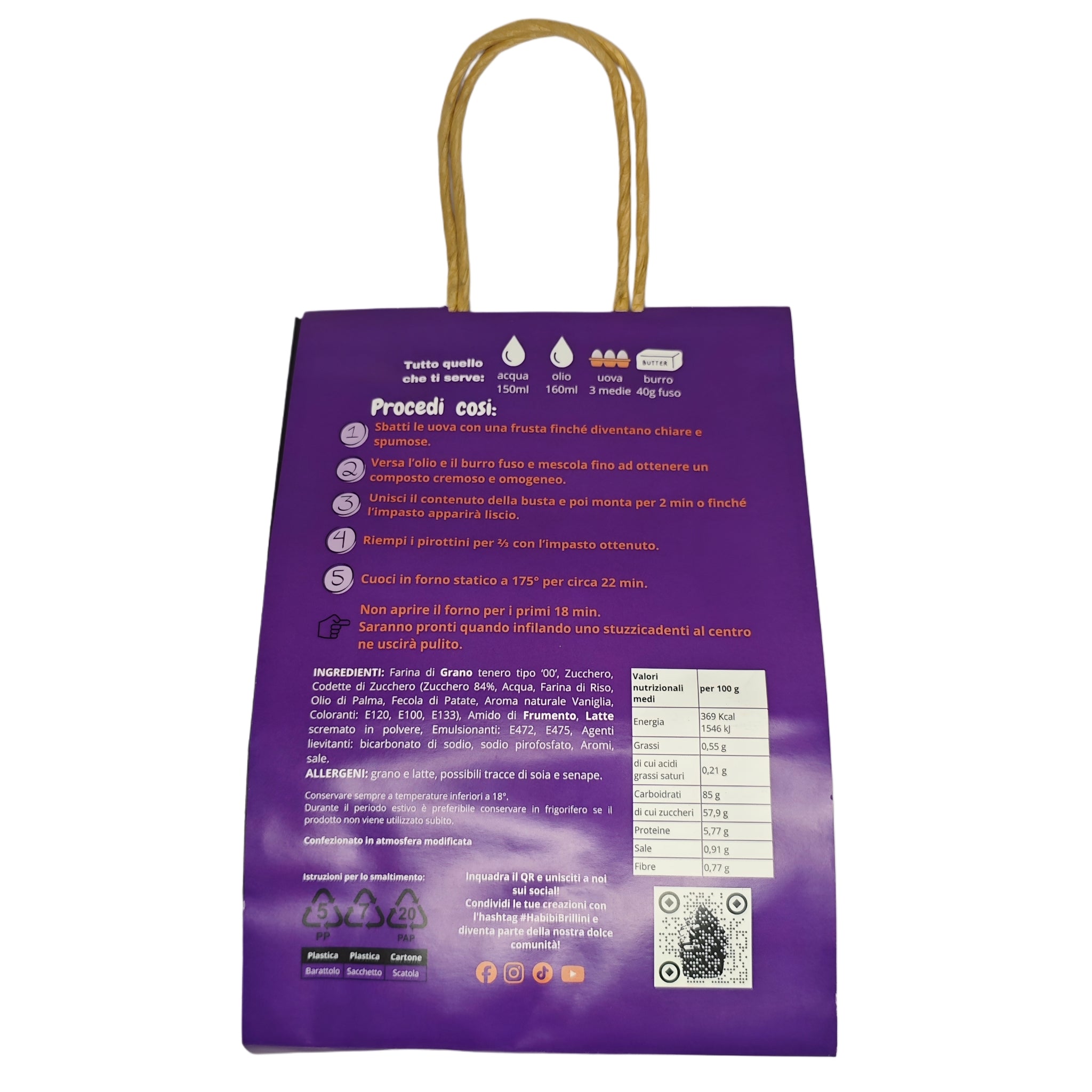 Brillini - Preparato per Torte e Cupcake