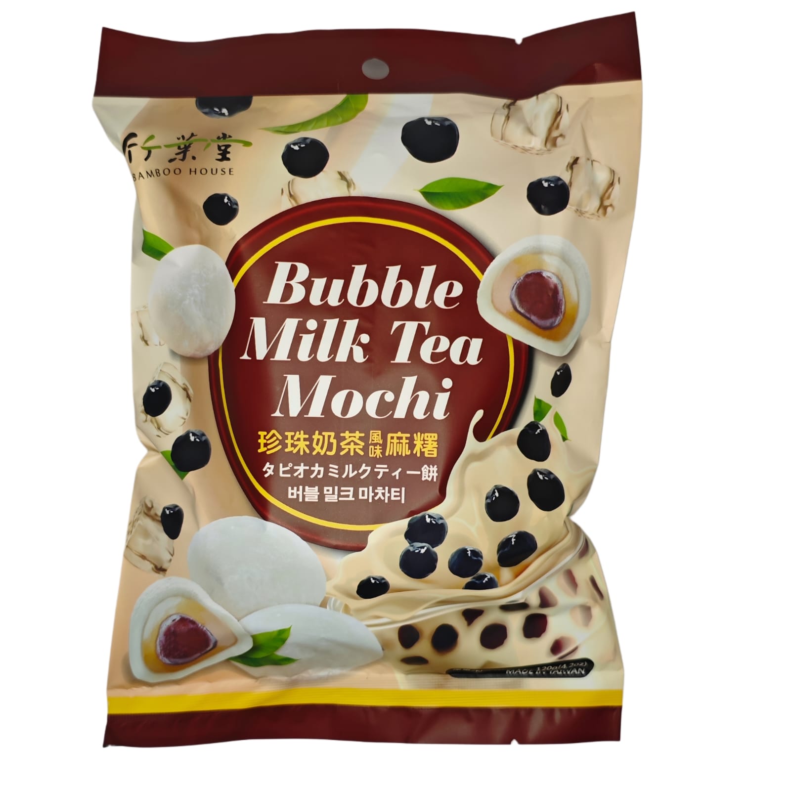 BAMBOO HOUSE Mochi Bubble Tea Latte - Perle Tapioca 120g (30pz)