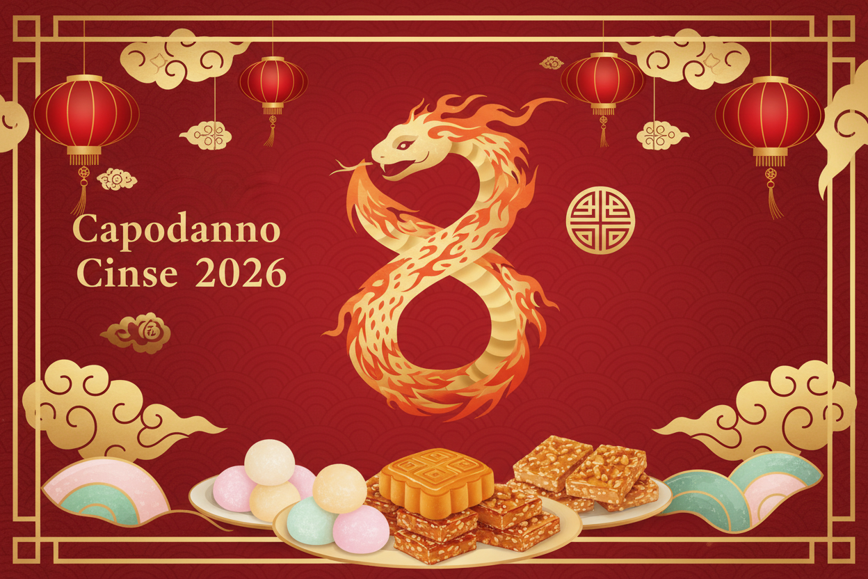 Capodanno Cinese 2026 Anno del Serpente di Fuoco
