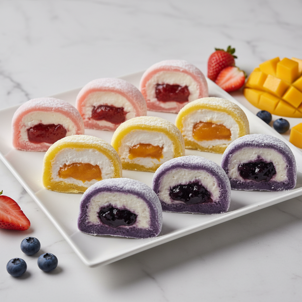 Mochi doppio ripieno tre gusti