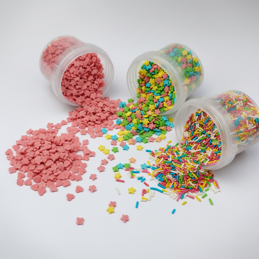 Zuccherini colorati per decorazione